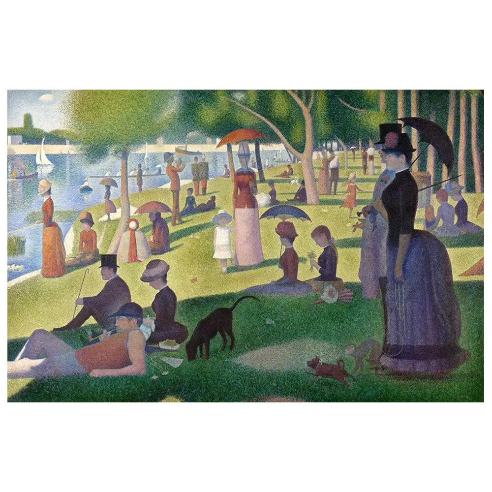 Wandbild Ein Sonntag auf la Grande Jatte