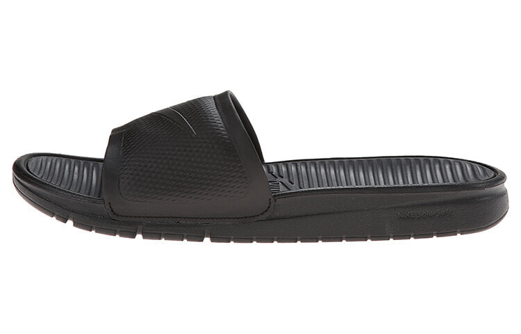 Nike Benassi Solarsoft Slide 运动拖鞋 黑色 / Сланцы Nike Benassi Solarsoft Slide 431884-001