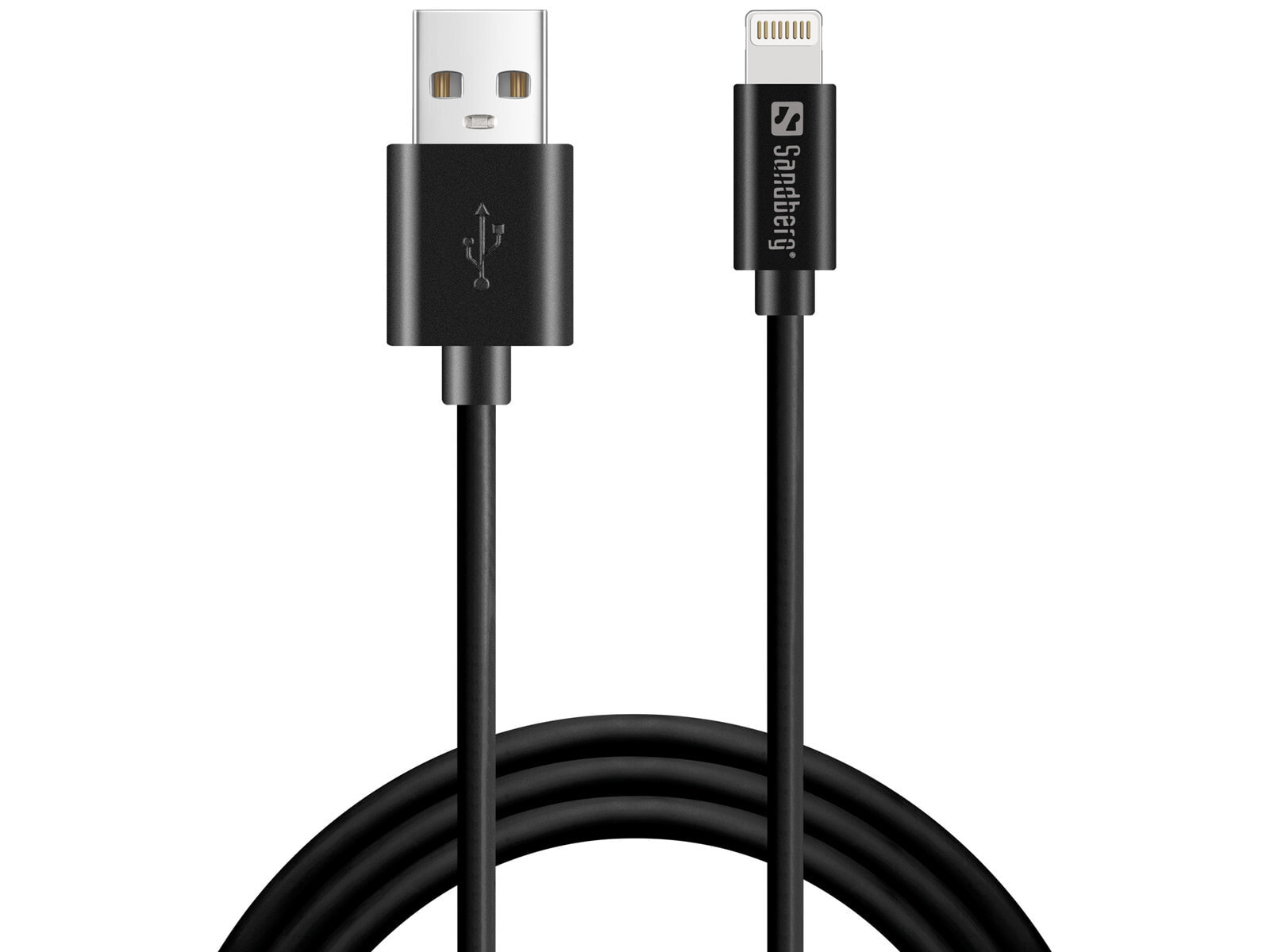 Sandberg USB>Lightning MFI 1m Black 441-39