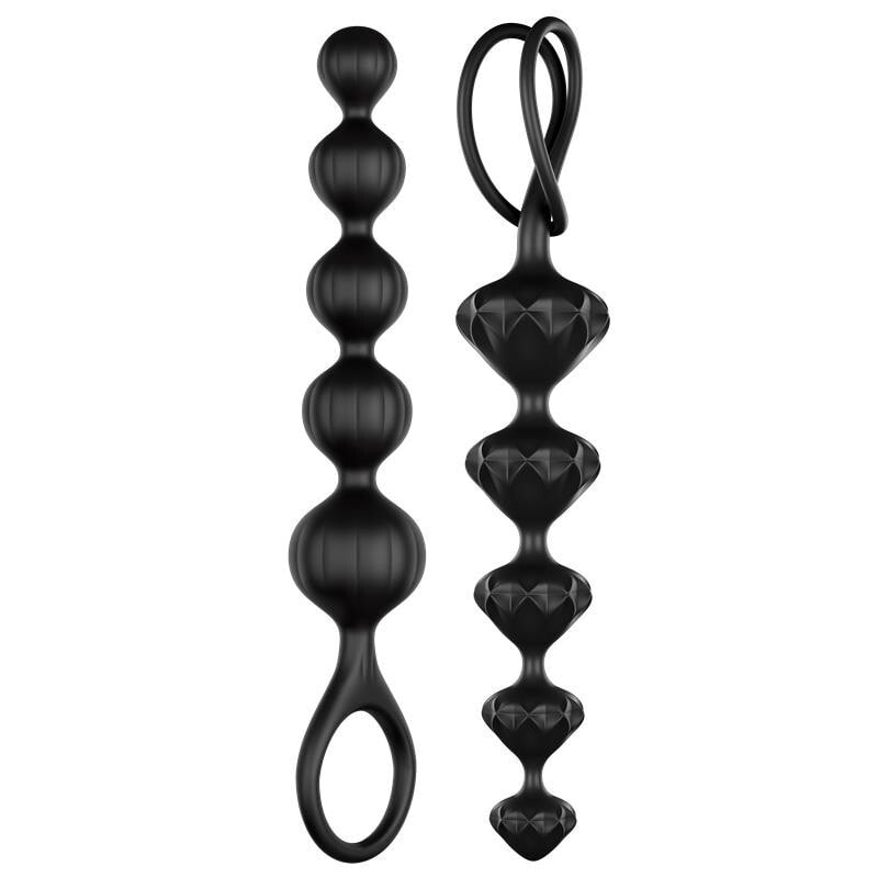 Плаг или анальная пробка Satisfyer set of 2 Anal Beads Black