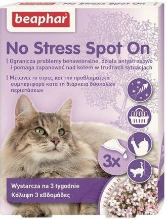 Ветеринарный препарат для животных Beaphar No Stress Spot On Kot