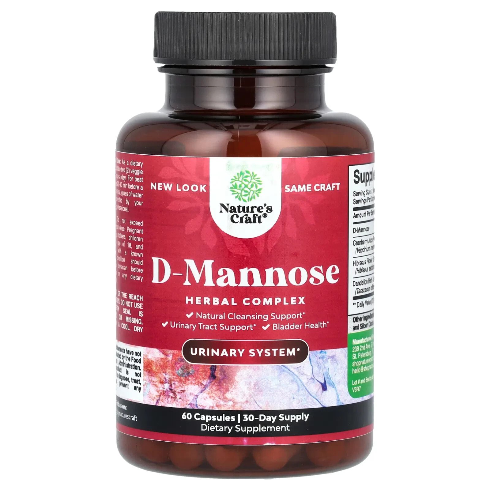 D-Mannose, 120 Capsules