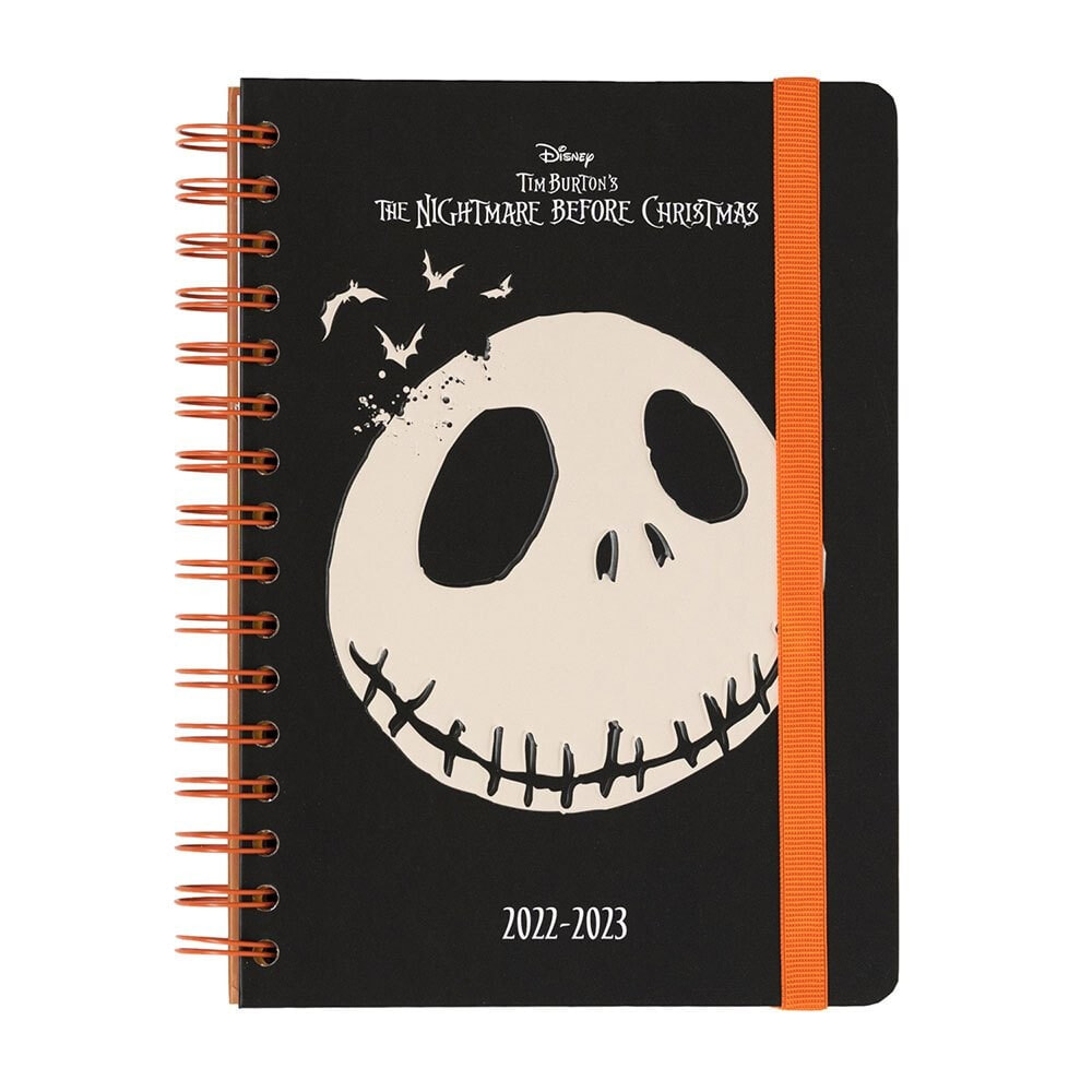 DISNEY Nightmare Before Christmas 12 Month 22/23 A5 Academic Diary Week To View Diary