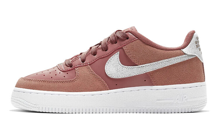 Nike Air Force 1 Low LV8 2020情人节限定 复古休闲 低帮 板鞋 GS 粉 / Кроссовки Nike Air Force 1 Low LV8 2020 GS CD7407-600