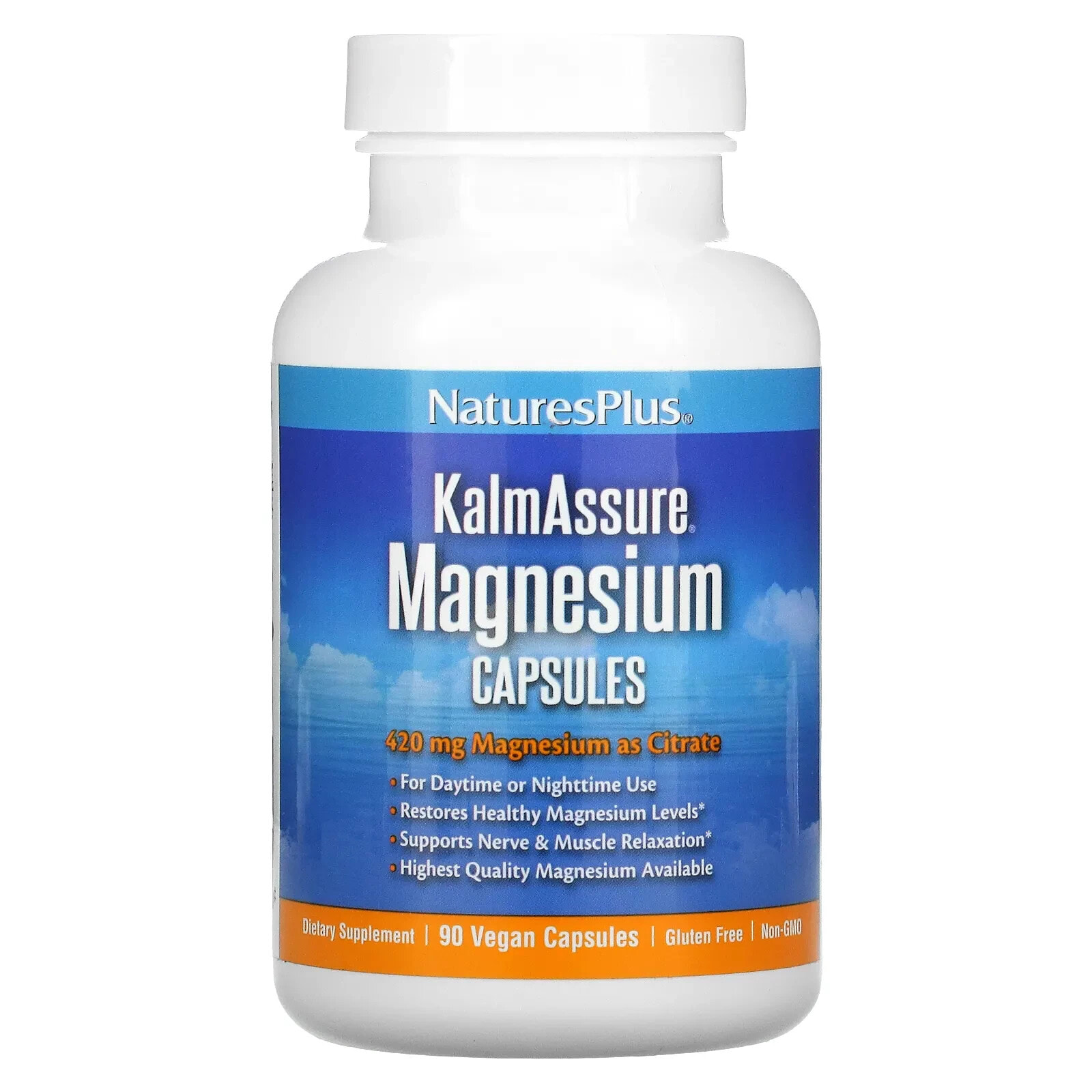 KalmAssure, Magnesium, 420 mg, 240 Vegan Capsules (105 mg per Capsule)