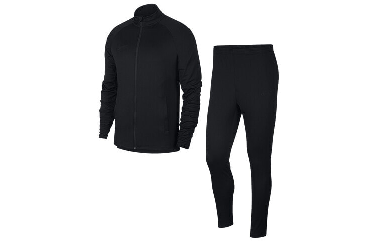 Nike 长袖运动跑步休闲套装 男款 黑色 / Nike AO0054-011