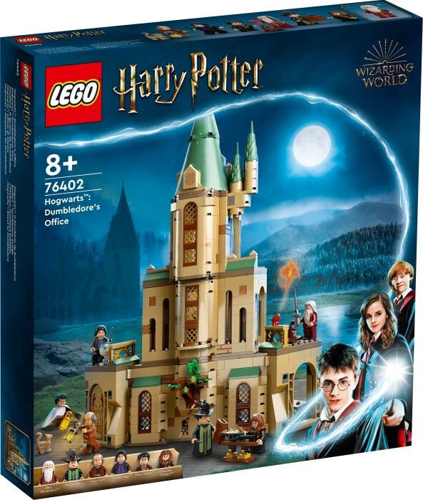 Конструктор с Гарри Поттером LEGO 76402 Harry Potter Hogwarts: Dumbledores Bro Minifiguren mit sprechendem Hut und Gryffindor-Schwert