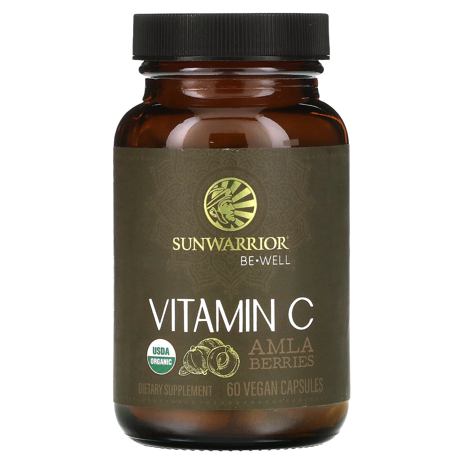 Sunwarrior, Витамин C`` 60 веганских капсул