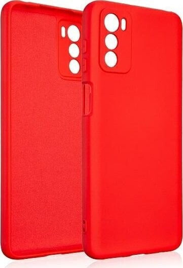 Beline Beline Etui Silicone Motorola Moto G42 czerwony /red