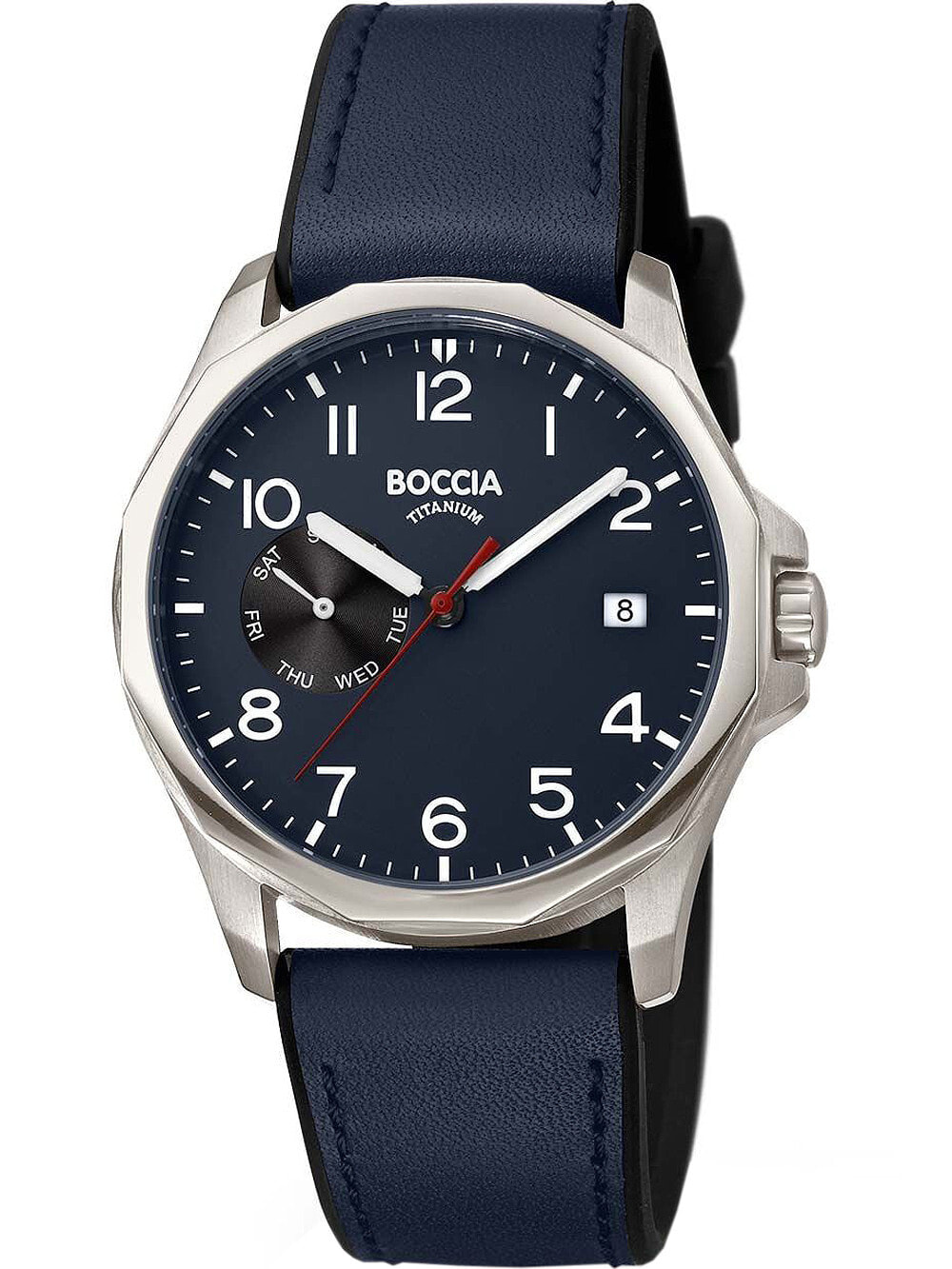 Boccia 3644 02 men s watch titanium 40mm 10ATM