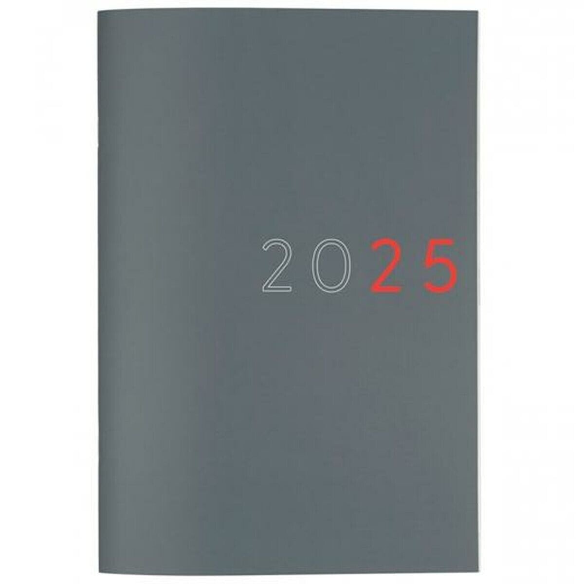 Yearly planner Finocam Grey Paper 16,5 x 24 cm 2025