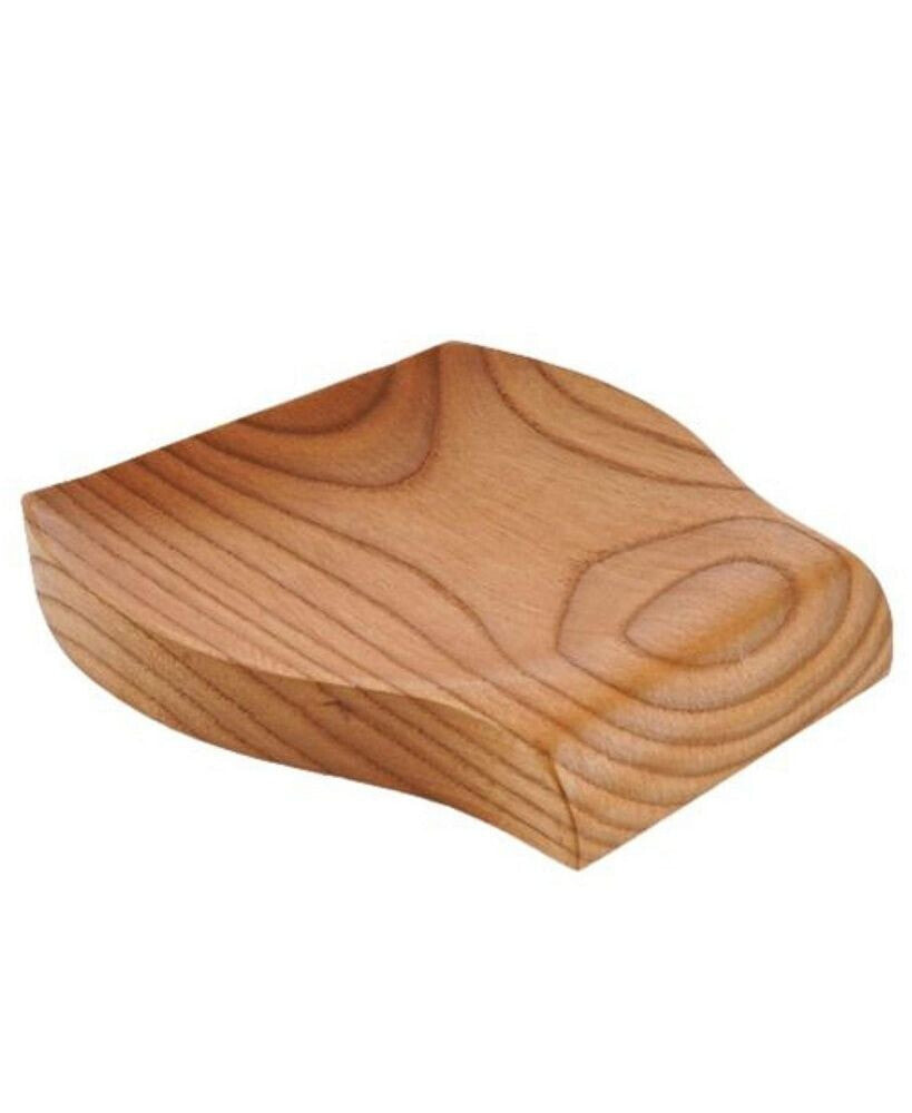 Zulay Kitchen wood Spoon Rest For Kitchen - Smooth Wooden Spoon Holder For Stovetop