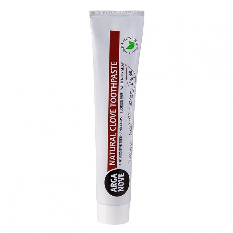 Natürliche Kräuterzahnpasta für empfindliches Zahnfleisch und Zähne - Arganove Natural Clove Toothpaste