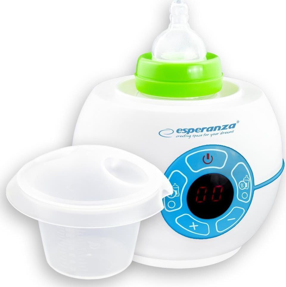 Электрический цифровой паровой подогреватель для детских бутылочек - Esperanza - вмещает 1 бутылочку