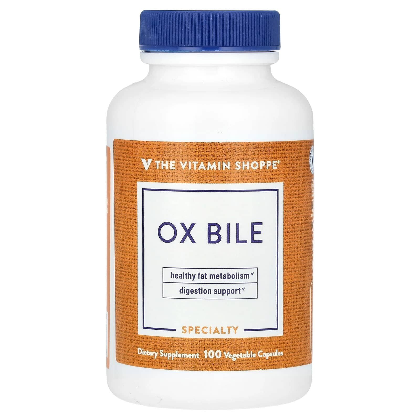 Ox Bile, 100 Vegetable Capsules