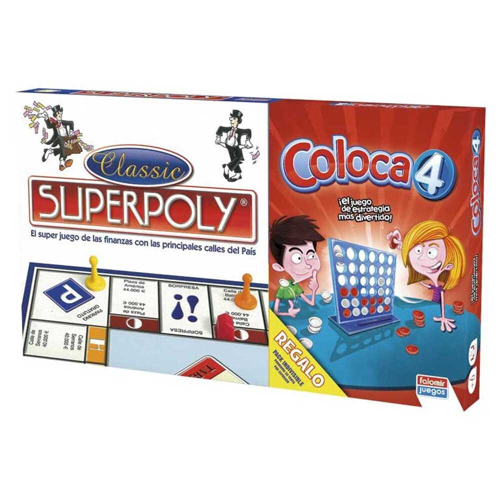 FALOMIR Superpoly+Coloca 4 Board Game