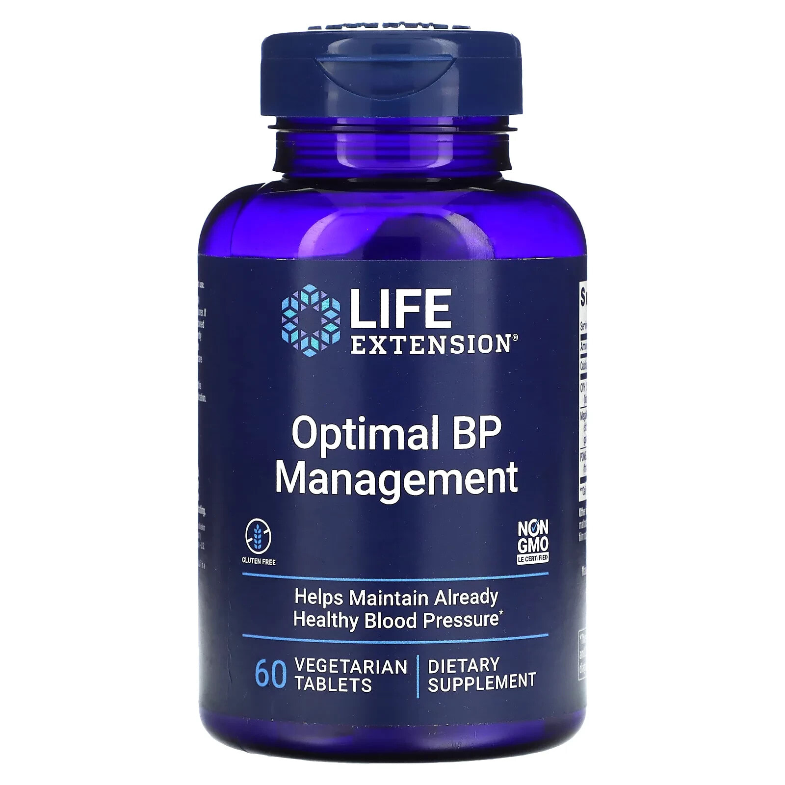 Лайф Экстэншн, Optimal BP Management, 60 вегетарианских таблеток