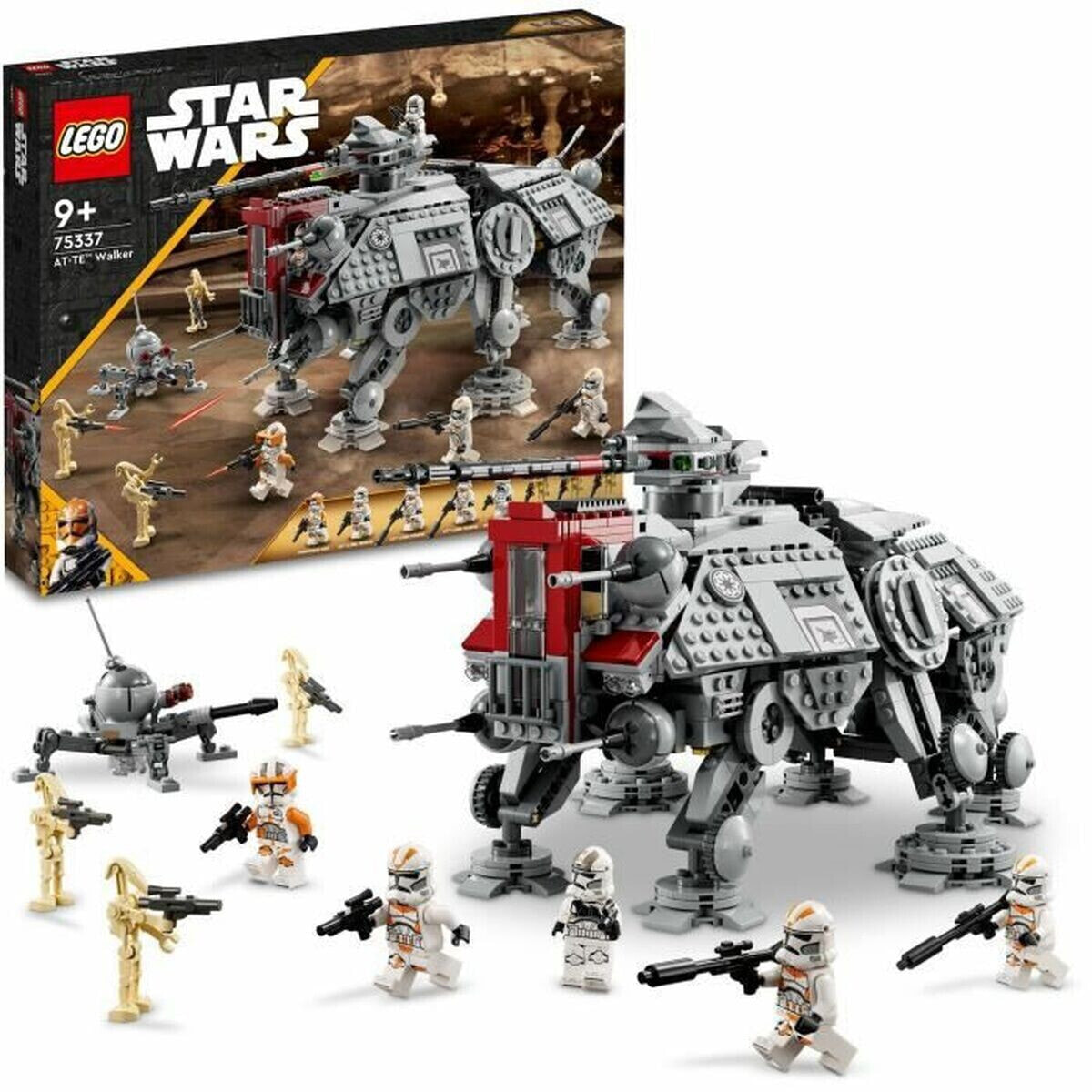 Playset Lego Star Wars 75337 AT-TE Walker 1082 Pieces