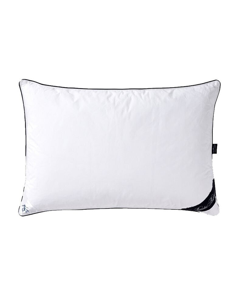 Brooks Brothers feather Down Cotton Pillow, Queen