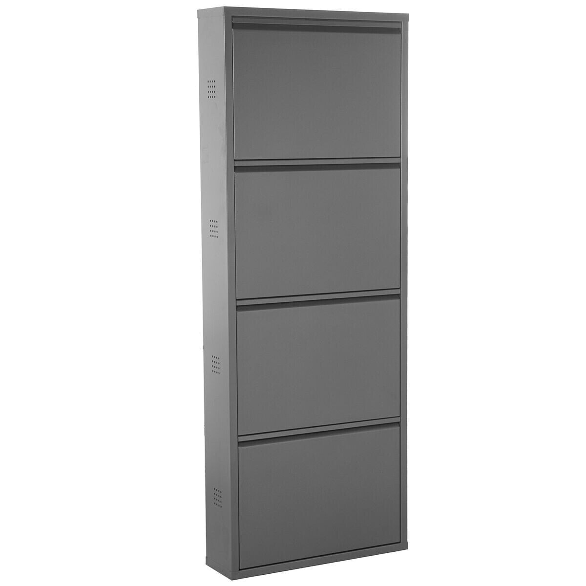 Shoe Rack Alexandra House Living Grey 50 x 136 x 15 cm 4 drawers