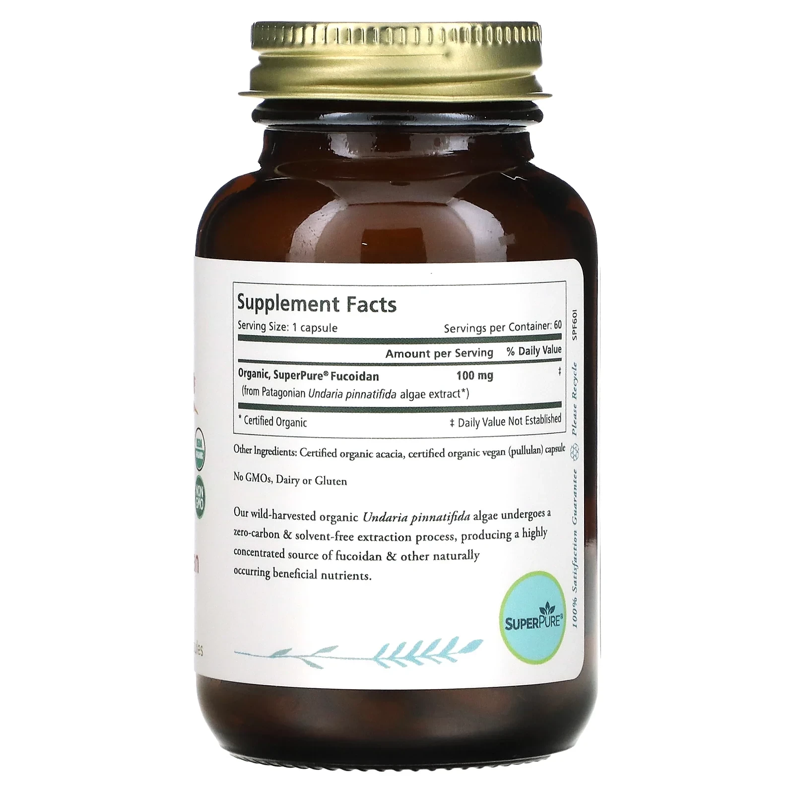 SuperPure® Fucoidan, 60 Capsules