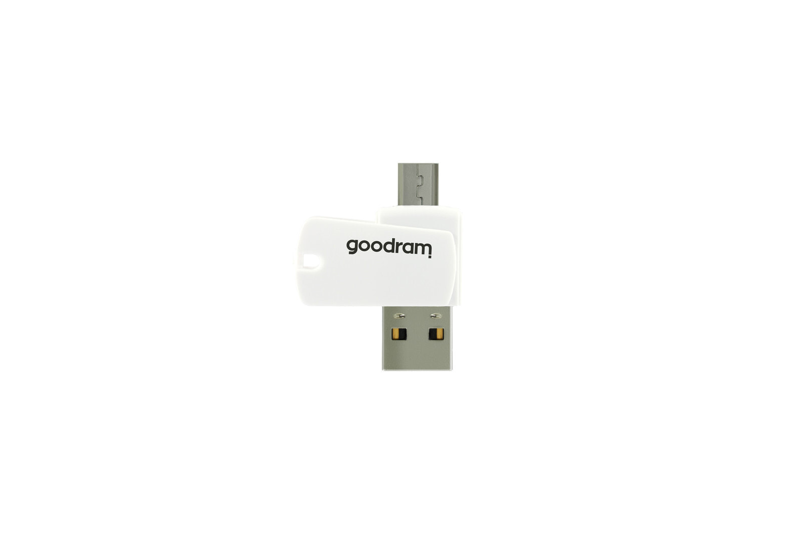 Устройство для чтения карт памяти GoodRam Wilk Elektronik S.A. Goodram AO20-MW01R11, MicroSD (TransFlash), White, USB 2.0/Micro-USB, 1 pc(s)