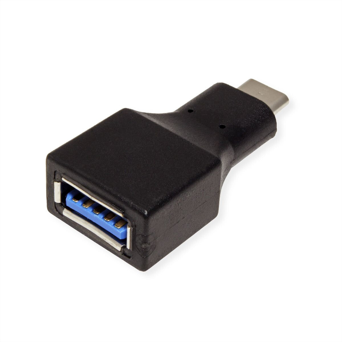 Value 12.99.9030 кабельный разъем/переходник USB Type C USB Type A Черный