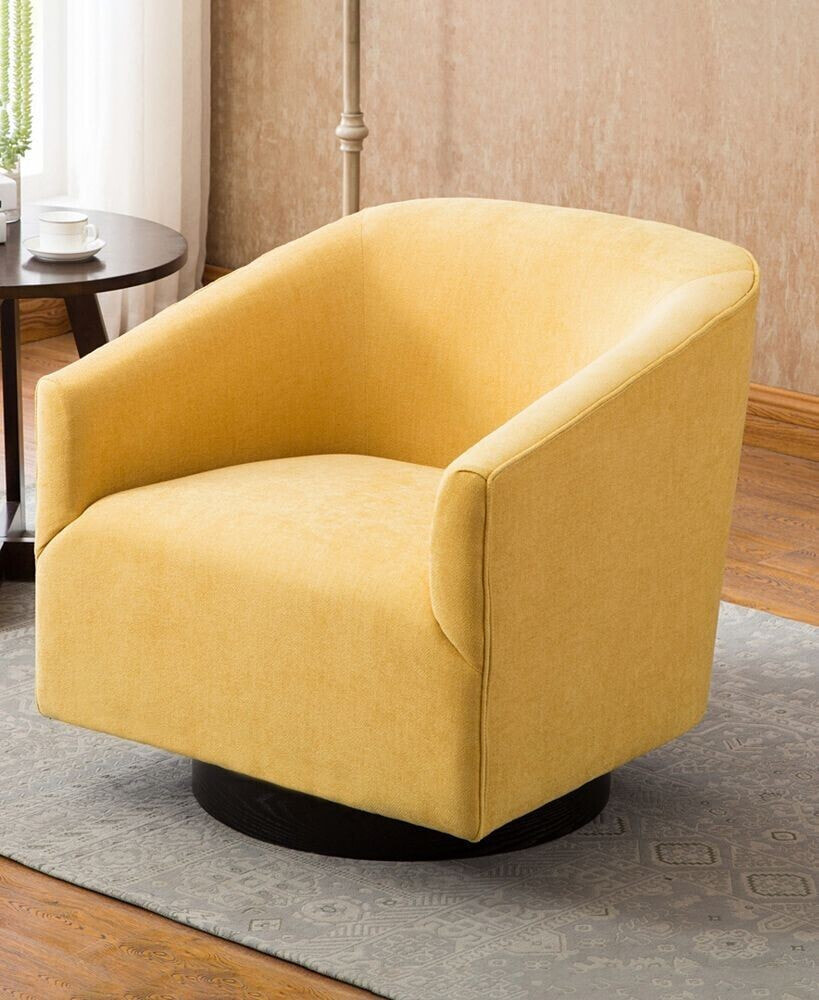 Comfort Pointe geneva Wood Base Swivel Chair