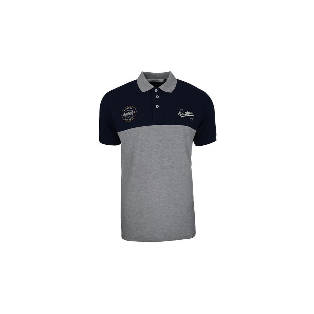 Мужская футболка-поло спортивная черная серая Monotox Polo Originals