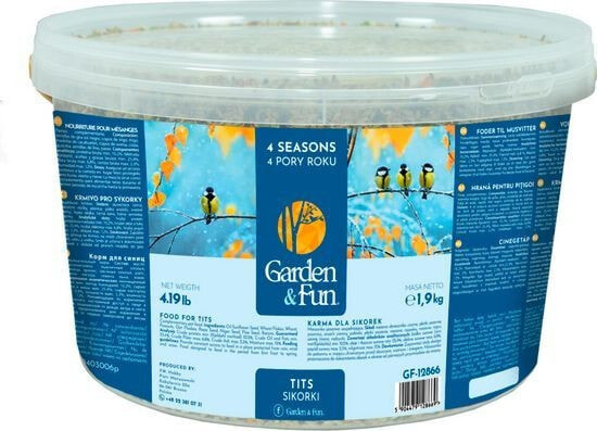 Корм и витамины для птиц Garden&Fun Garden&Fun Karma dla sikorek 1,9 kg
