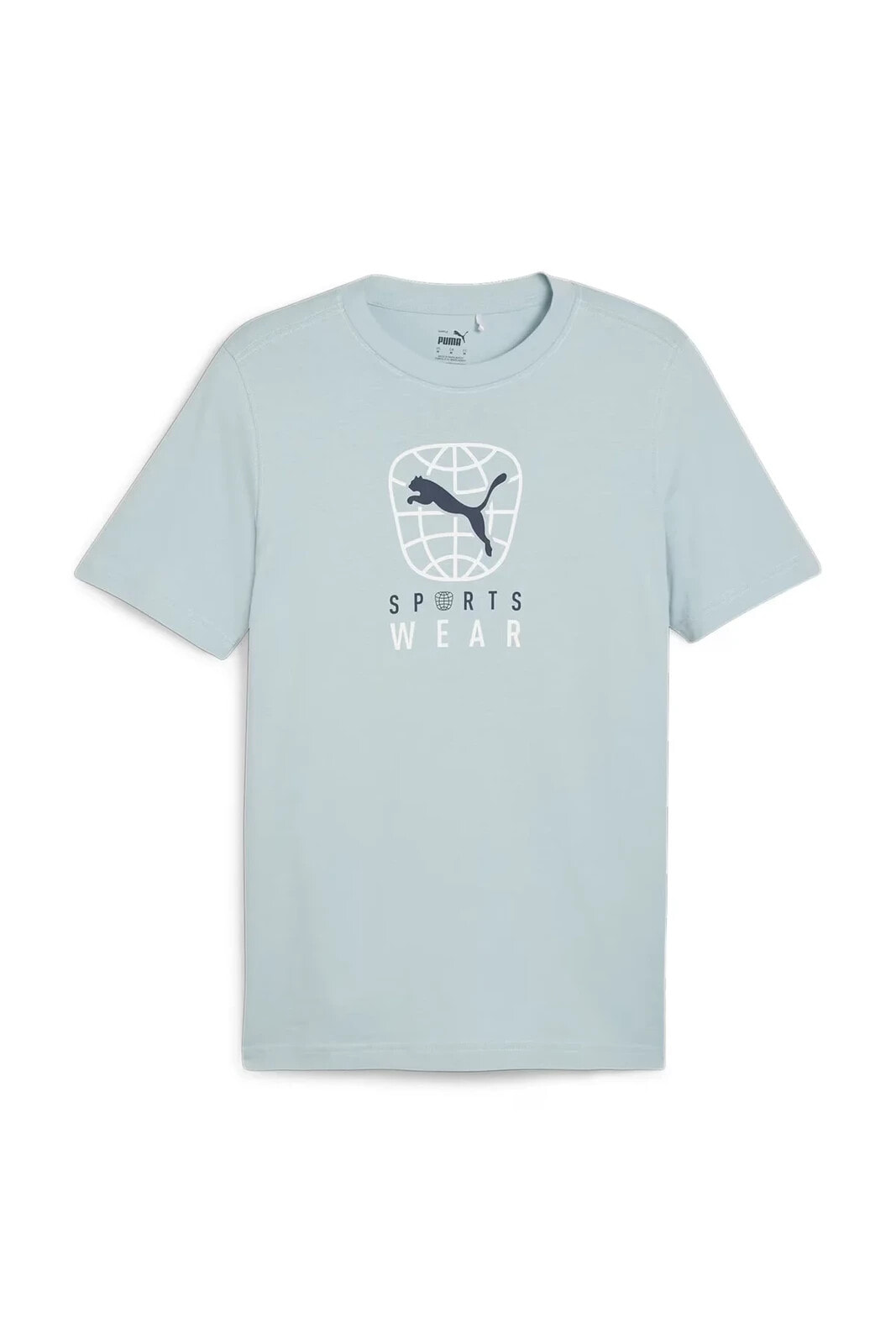 Better Sportswear Erkek Mavi Günlük Stil T-Shirt 67900122