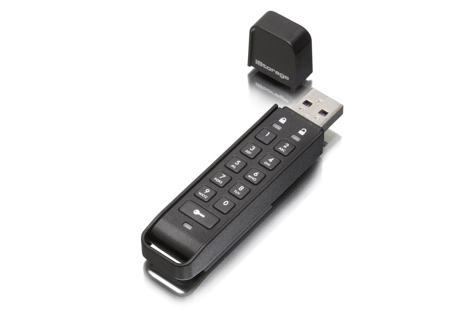 iStorage datAshur Personal2 USB флеш накопитель 8 GB USB тип-A 3.2 Gen 1 (3.1 Gen 1) Черный IS-FL-DAP3-B-8