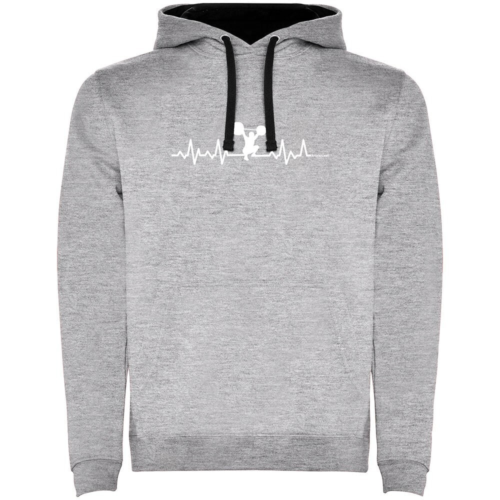 KRUSKIS Fitness Heartbeat Two-Colour Hoodie