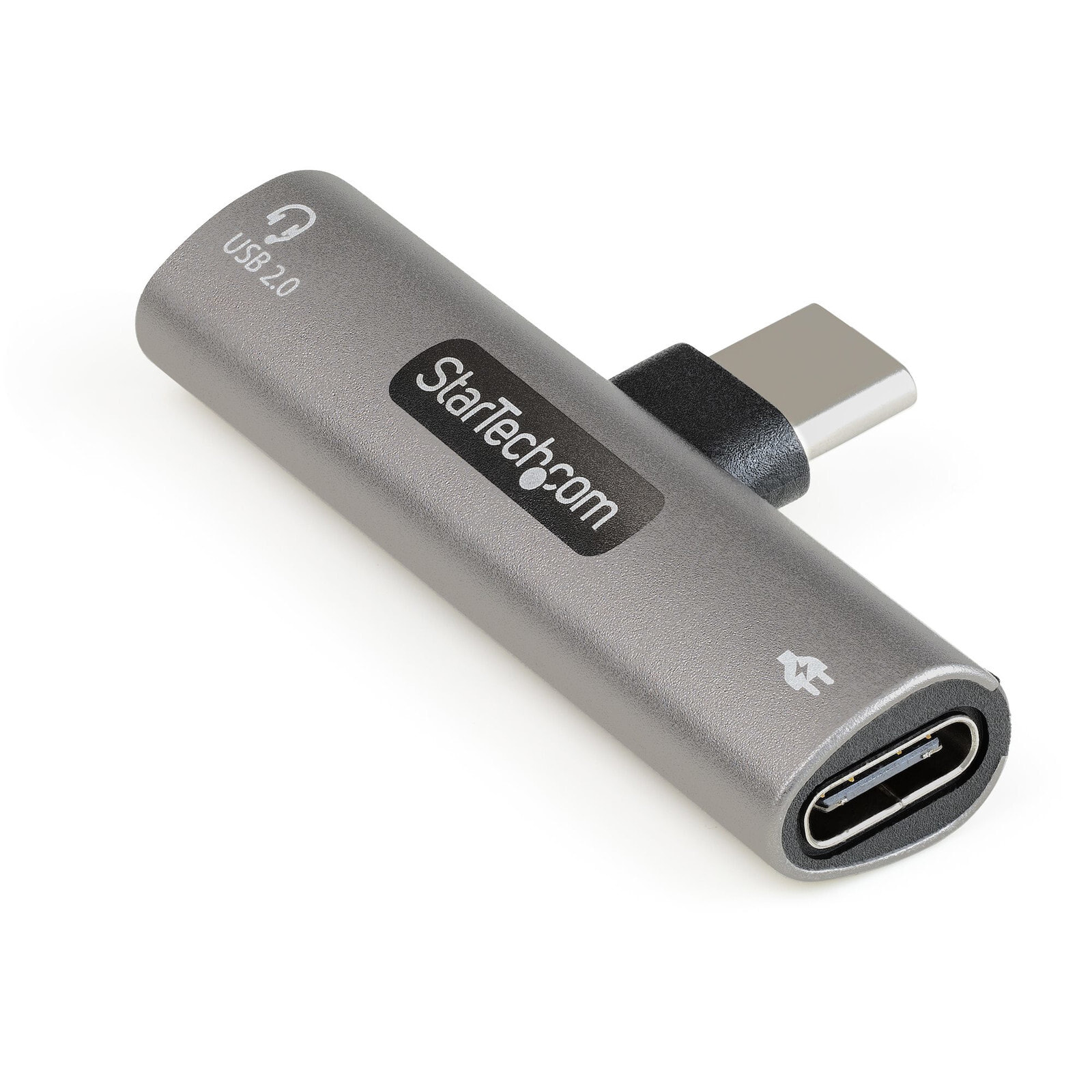 StarTech.com CDP2CAPDM хаб-разветвитель USB 2.0 Type-C 480 Мбит/с Серебристый
