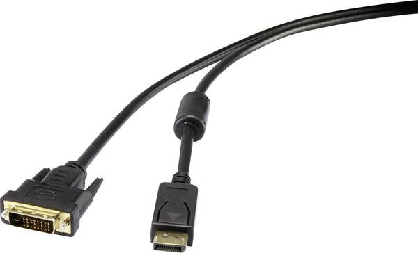 RF-4212210 - 1.8 m - DisplayPort - DVI - Male - Male - Straight
