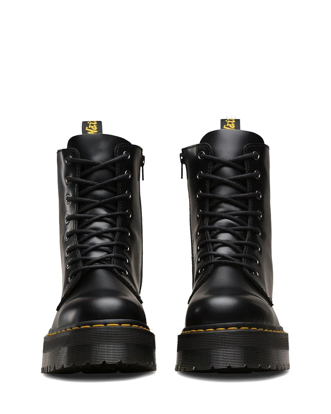 Женские ботинки Dr Martens JADON PLATFORM BOOTS BLACK POLISHED SMOOTH  (Черный) Dr Martens Размер: 39 купить от 21701 рублей в интернет-магазине  ShopoTam, обувь Dr Martens