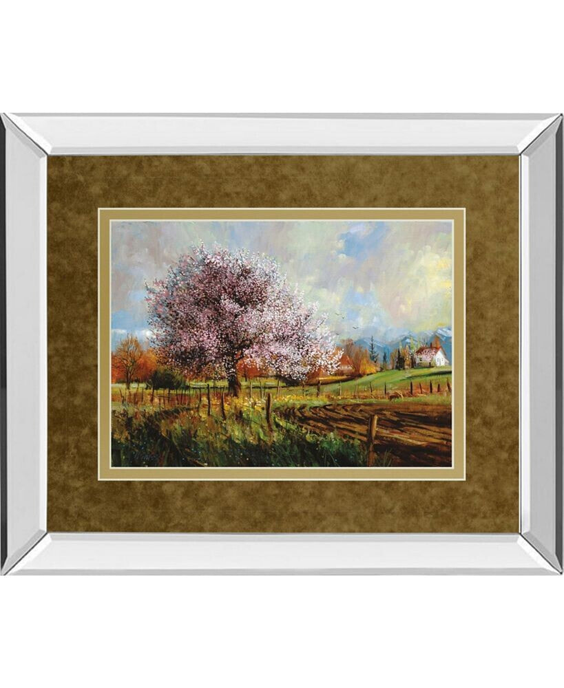 Classy Art spring Blossoms by Larry Winborg Mirror Framed Print Wall Art, 34