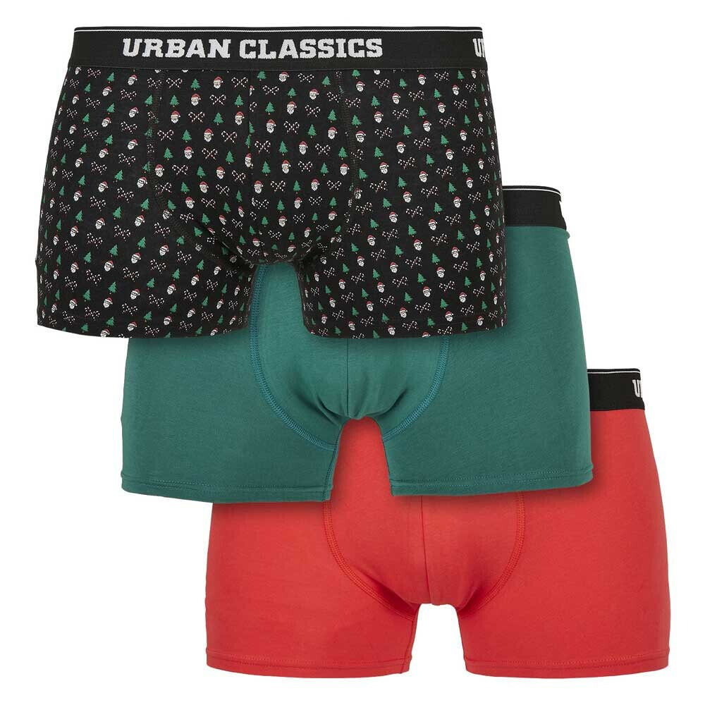 URBAN CLASSICS Organic X-Mas Boxer 3 Units