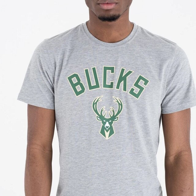 NEW ERA NBA Regular Milwakee Bucks Short Sleeve T-Shirt