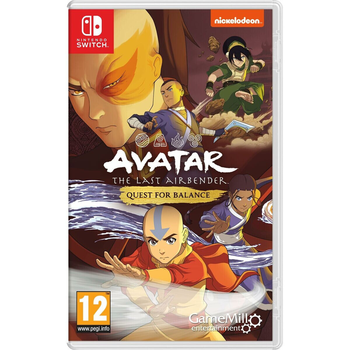 Video game for Switch Just For Games Avatar: The last airbender - Quest for balance