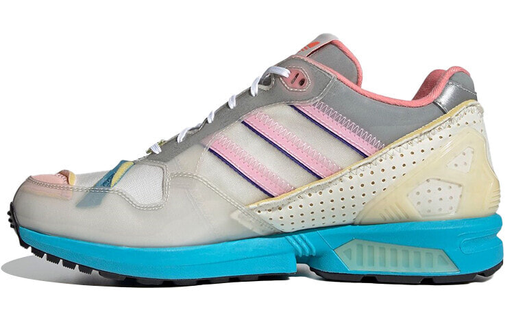 adidas originals ZX 0006 Inside Out 减震防滑 低帮 运动休闲鞋 男女同款 米白蓝 / Кроссовки Adidas originals ZX 0006 Inside Out GZ2711