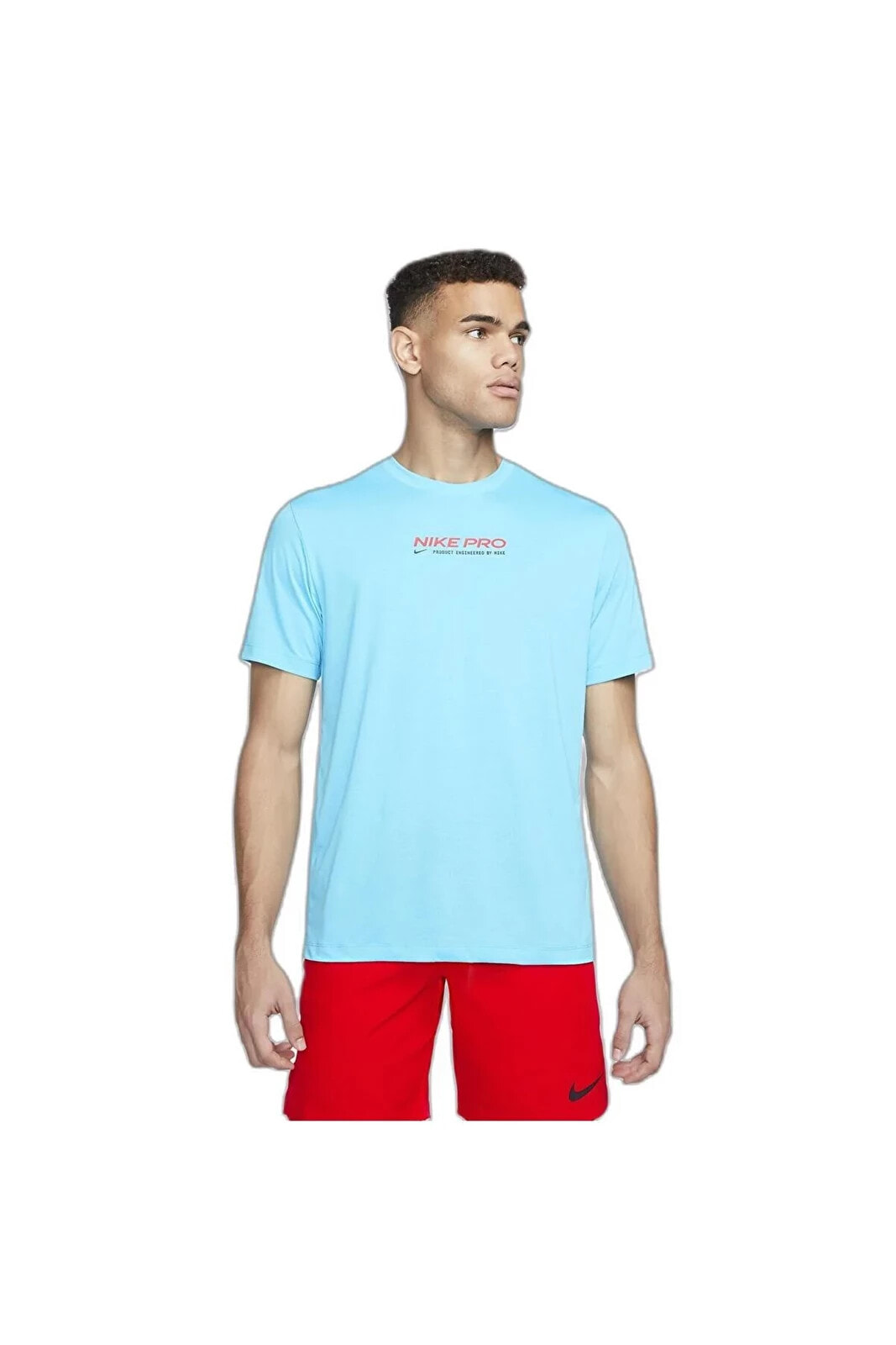 dri fit PRO erkek mavi spor tshirt