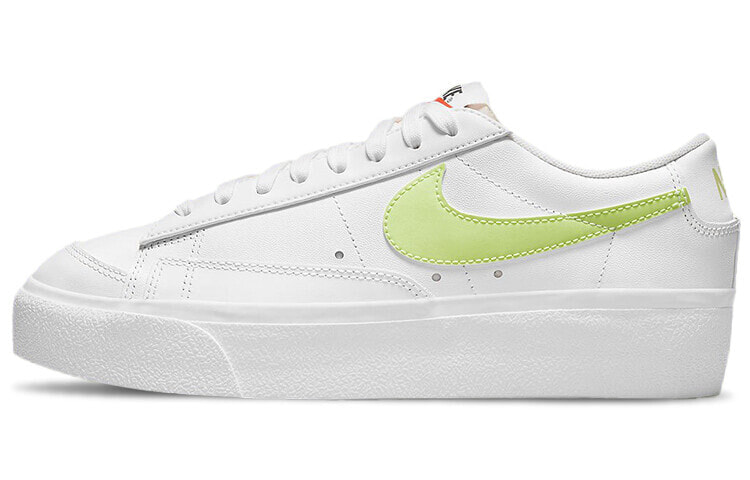 Nike Blazer Low Platform 轻便耐磨 低帮 板鞋 女款 白绿 / Кроссовки Nike Blazer Low Platform DJ0292-102