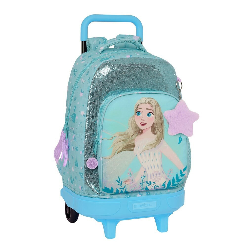 SAFTA Compact With Wheels Frozen II Hello Spring Backpack