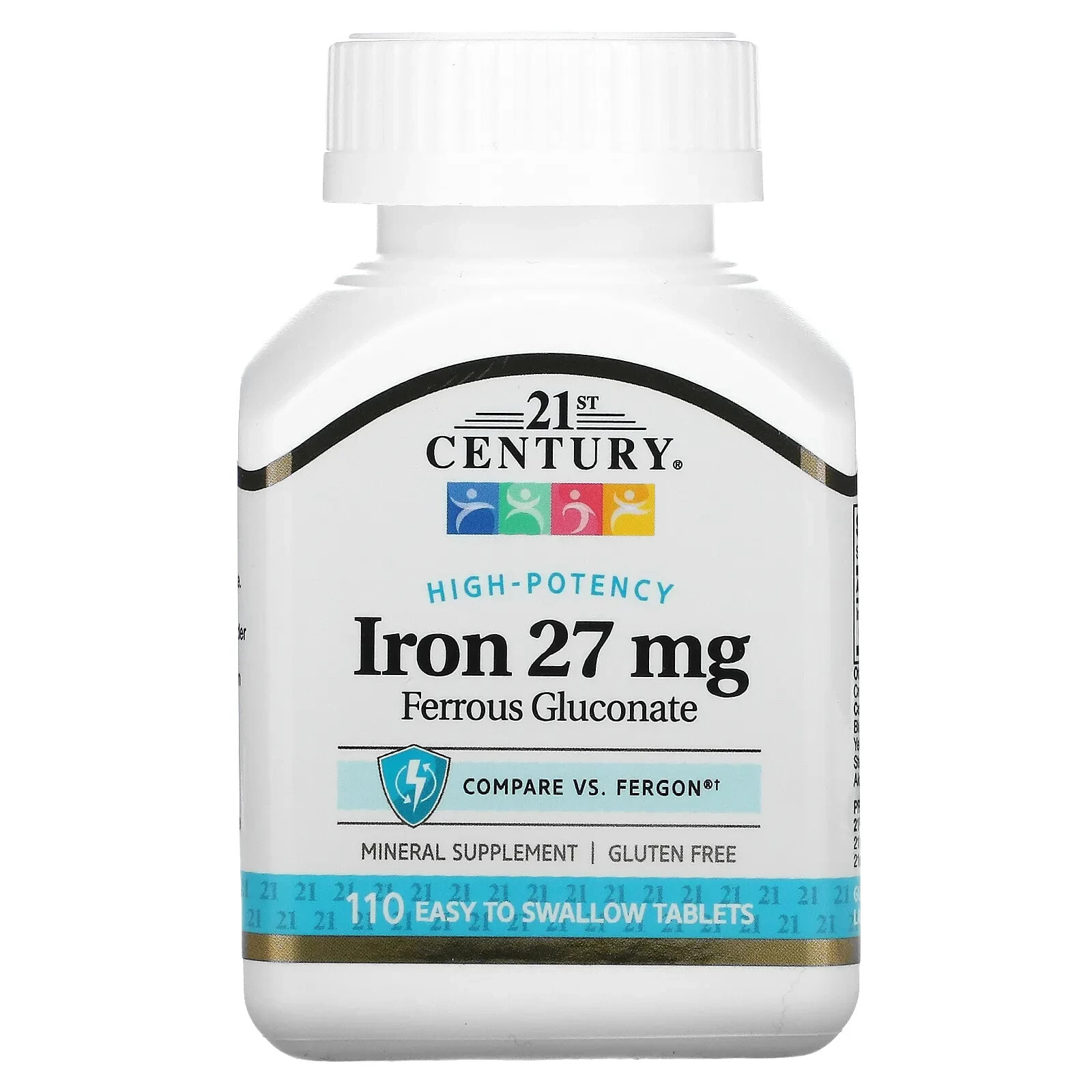 21st Century, Iron, 65 mg, 120 Tablets