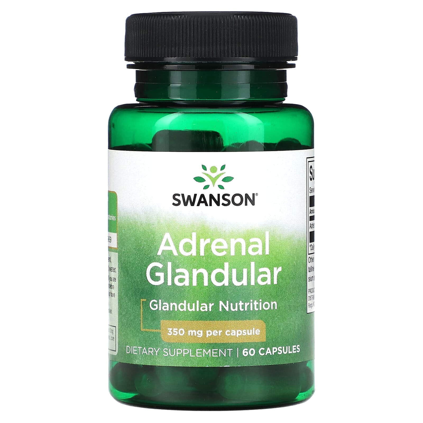 Adrenal Glandular, 350 mg, 60 Capsules