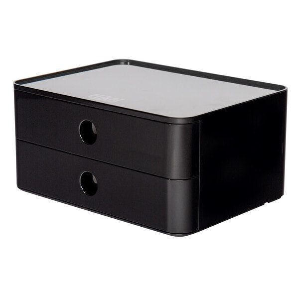 HAN 1120-13 ящик-органайзер для стола АБС-пластик Черный