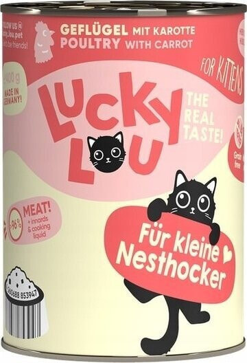 Lucky Lou Lucky Lou Lifestage Kitten Drób puszka 400g