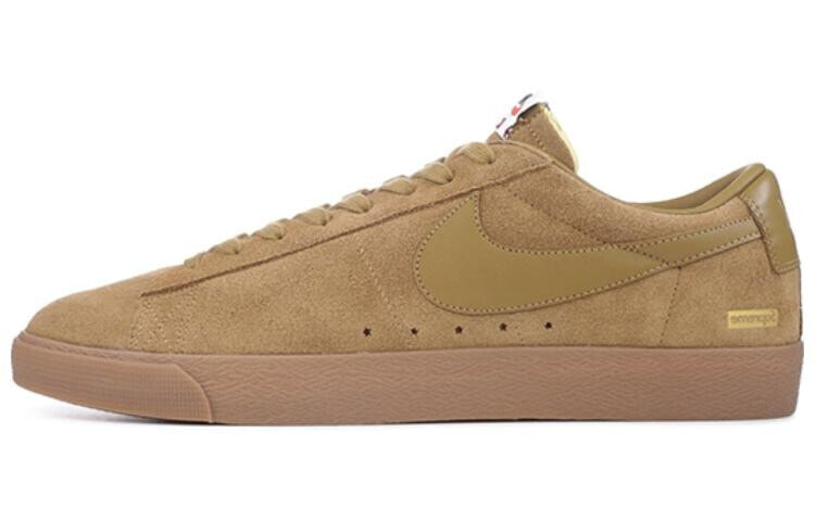 Nike Blazer Low GT 防滑减震 低帮 板鞋 男女同款 米黄棕 / Кроссовки Nike Blazer Low GT 716890-229