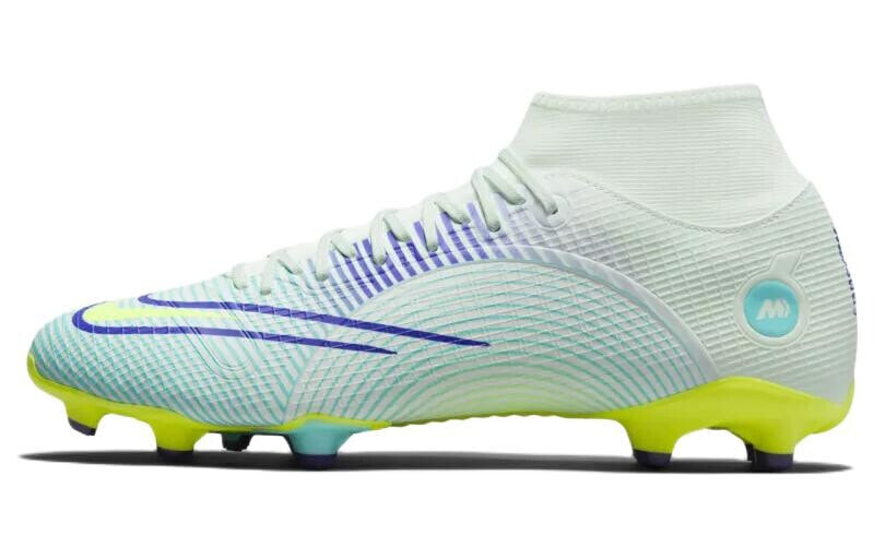 Nike Mercurial Superfly 8 刺客 14 Academy MDS FG/MG FG-天然草地 防滑耐磨 足球鞋 男女同款 黄绿紫 / Футбольные бутсы Nike Mercurial Superfly 8 14 Academy MDS FGMG FG- DN3782-375